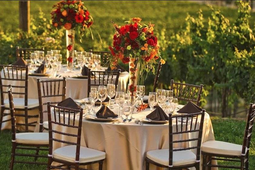 Outdoor Table Setup
