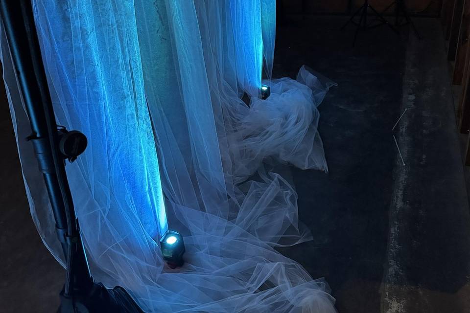 Up Lighting the Drapes