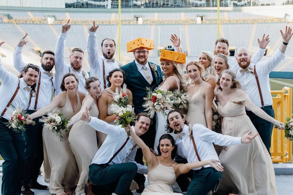 Bridal party hair and makeup