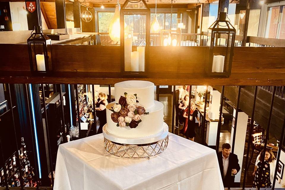 Wedding cake in Loft
