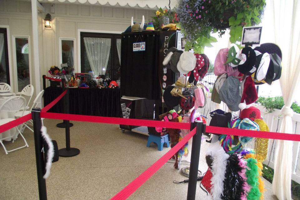 Photo booth area