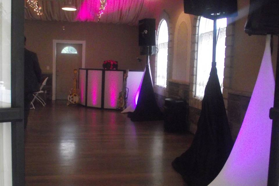 Reception setup