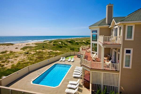 Oceanfront home with beautiful views.