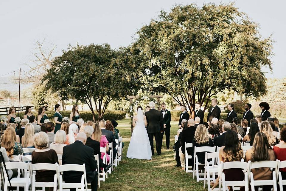 Garden ceremony