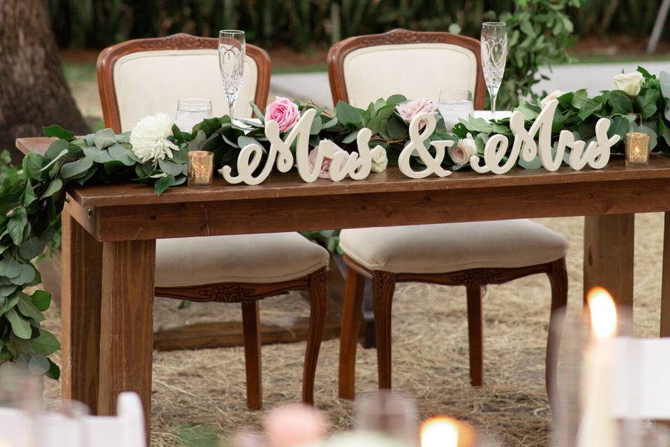 Sweetheart Table