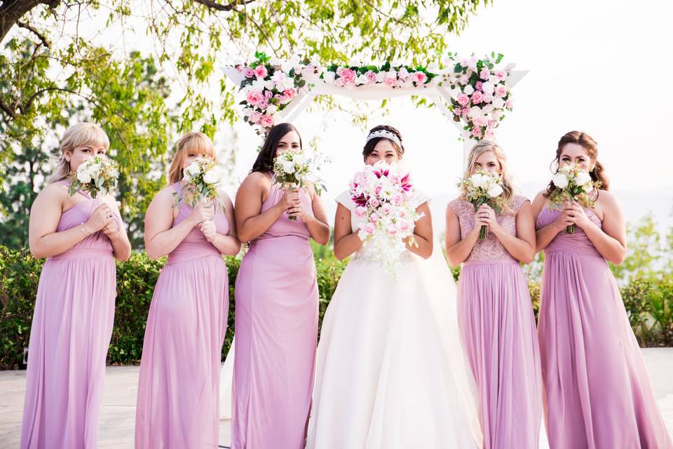 Ladies in pink