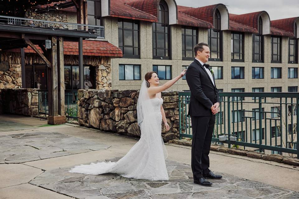 Bride and Groom First Look