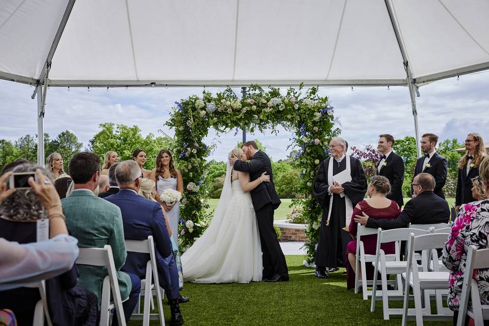 Ceremony First Kiss