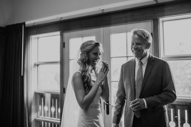 Pre-ceremony excitement