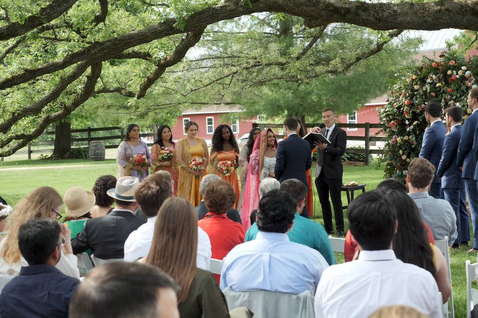Vinya and Dan Ceremony
