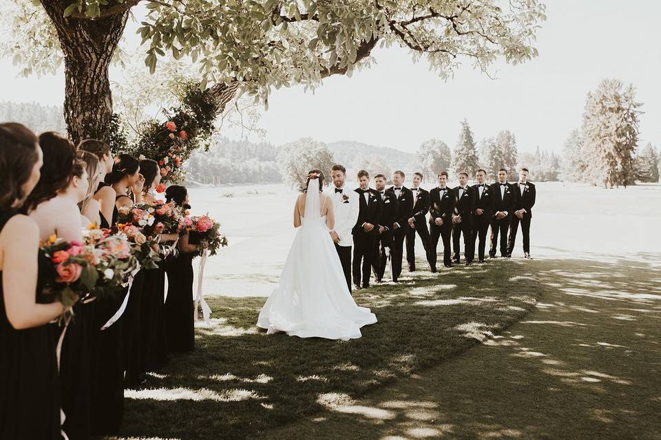 Outdoor ceremony