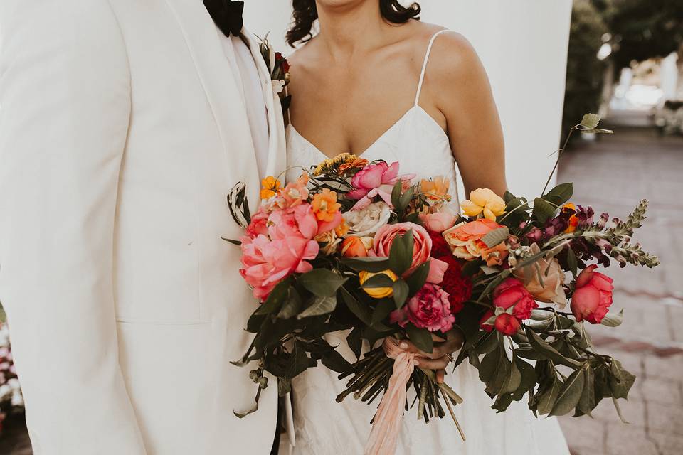 Vintage bridal bouquet