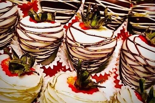 Chocolate covered dessert