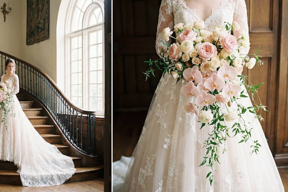 Bridal-bouquet-blush-cascade