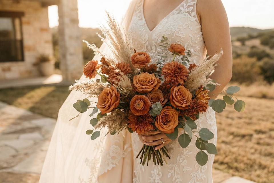 Bridal-bouquet-sunflower-south