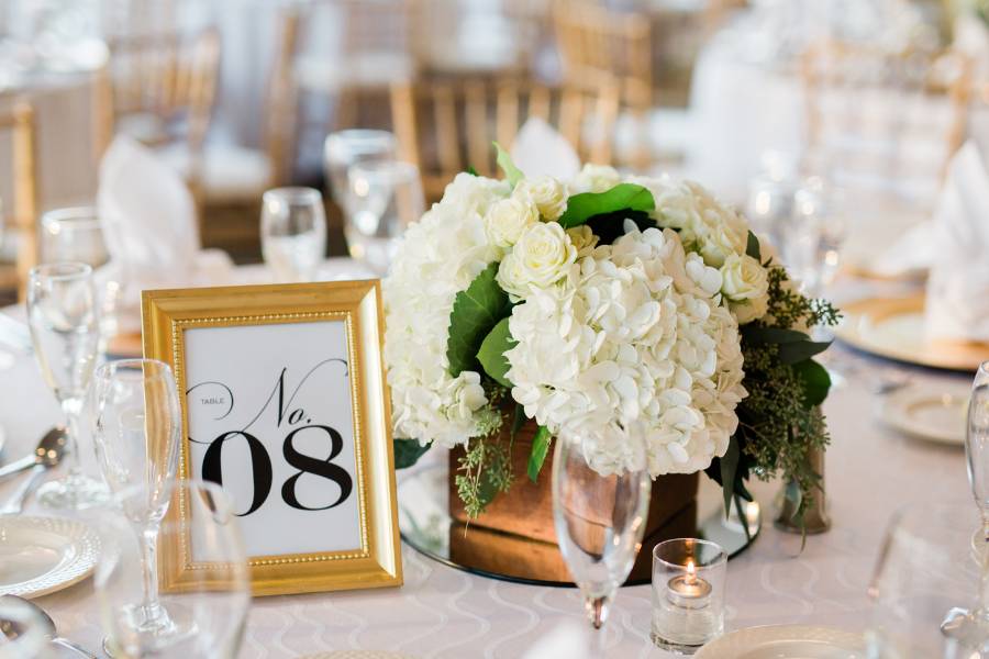 Hydrangea centerpiece