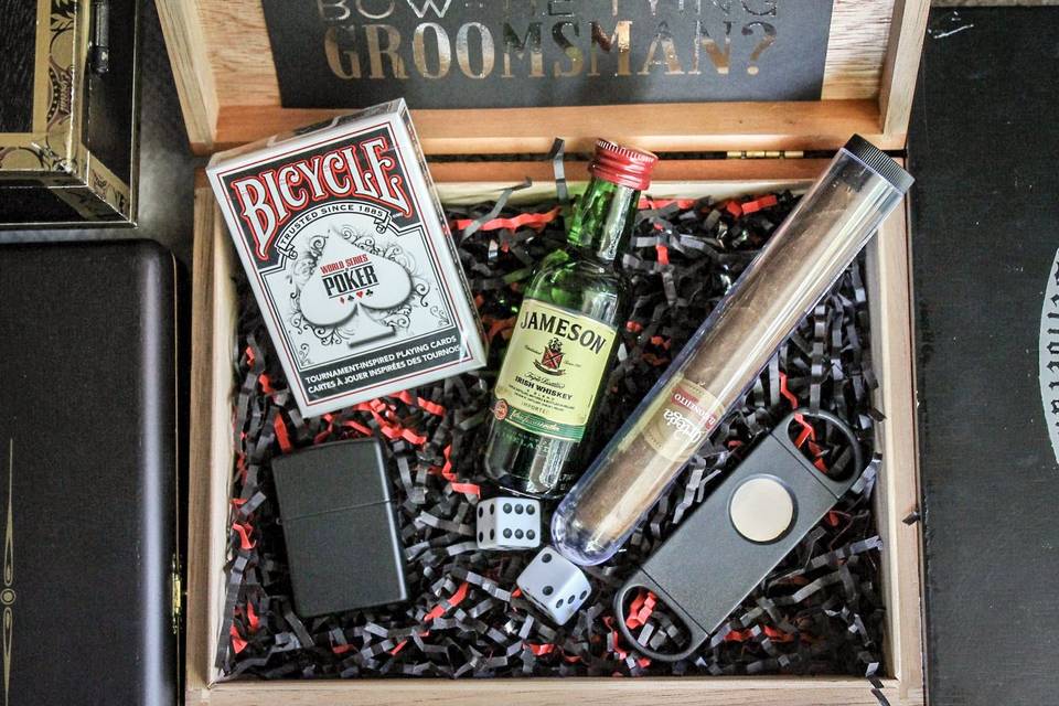 Best Man/Groomsman Gift Box - The Gambler/Vegas Box