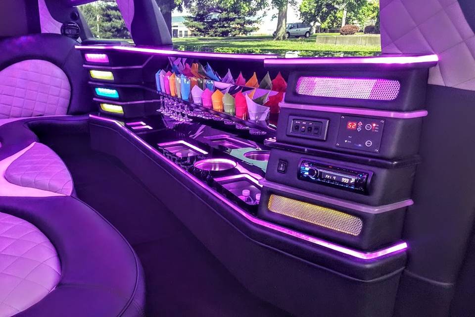 Chrysler 300 Limo Interior