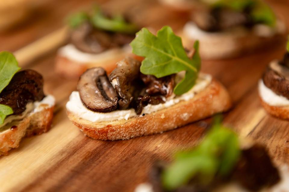 Marinated Mushroom Toast