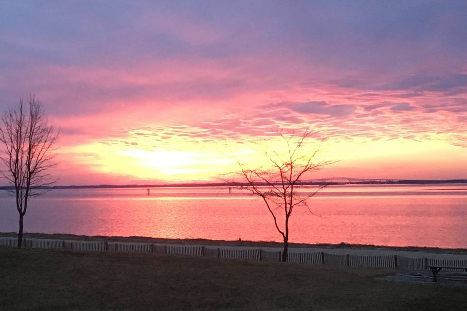 River sunset