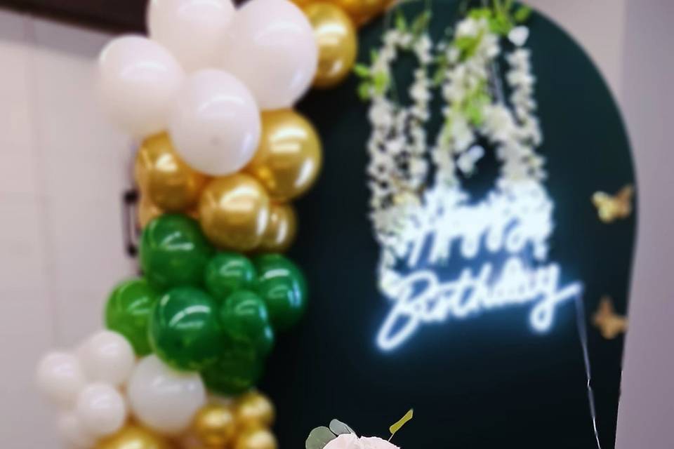 Emerald green birthday