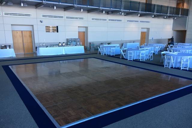 Wooden dance floor
