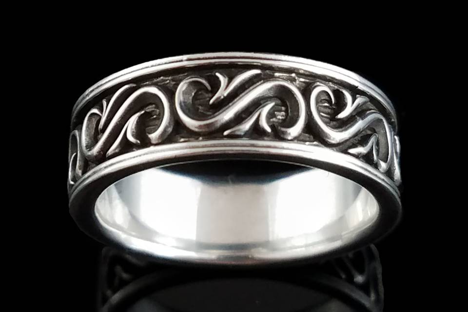 Celeste in Antique 14KT White Gold