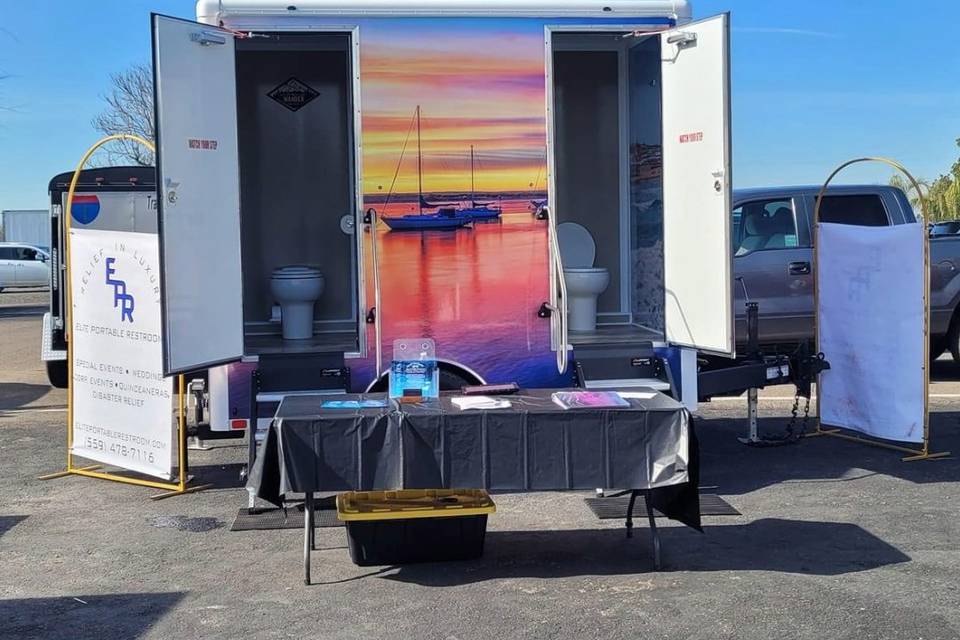 Trailer at an event