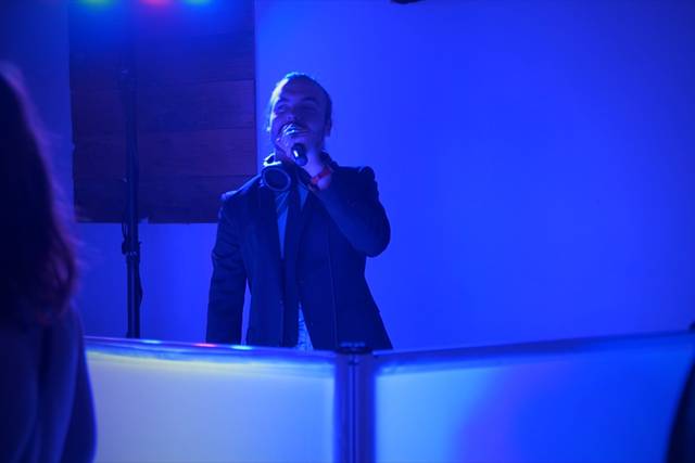 DJ on the mic