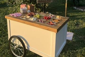 NEW Mobile Charcuterie Cart
