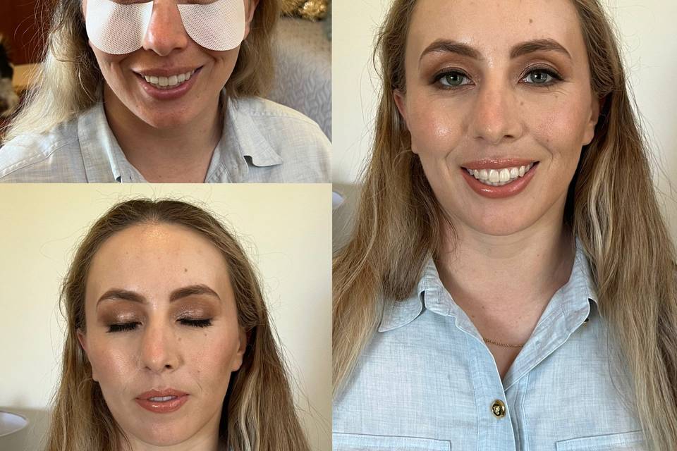 Bridal look (BEFORE AND AFTER)