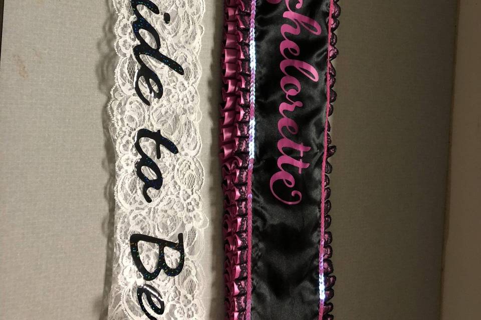 Bachelorette Party Sashes