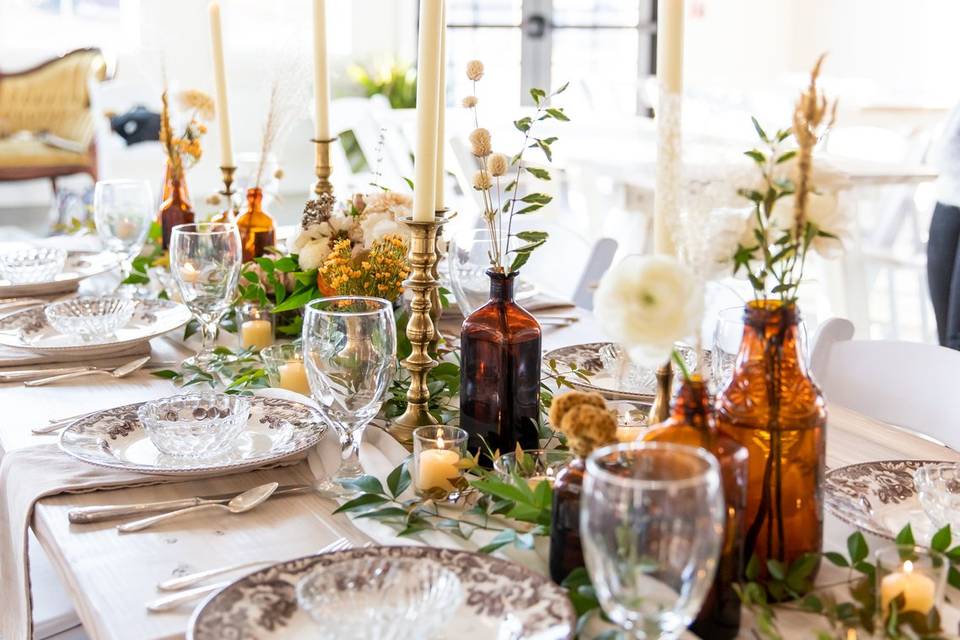 Wedding tablescape