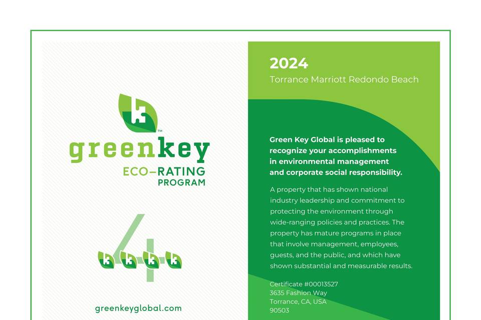 Green Key Certified Venue