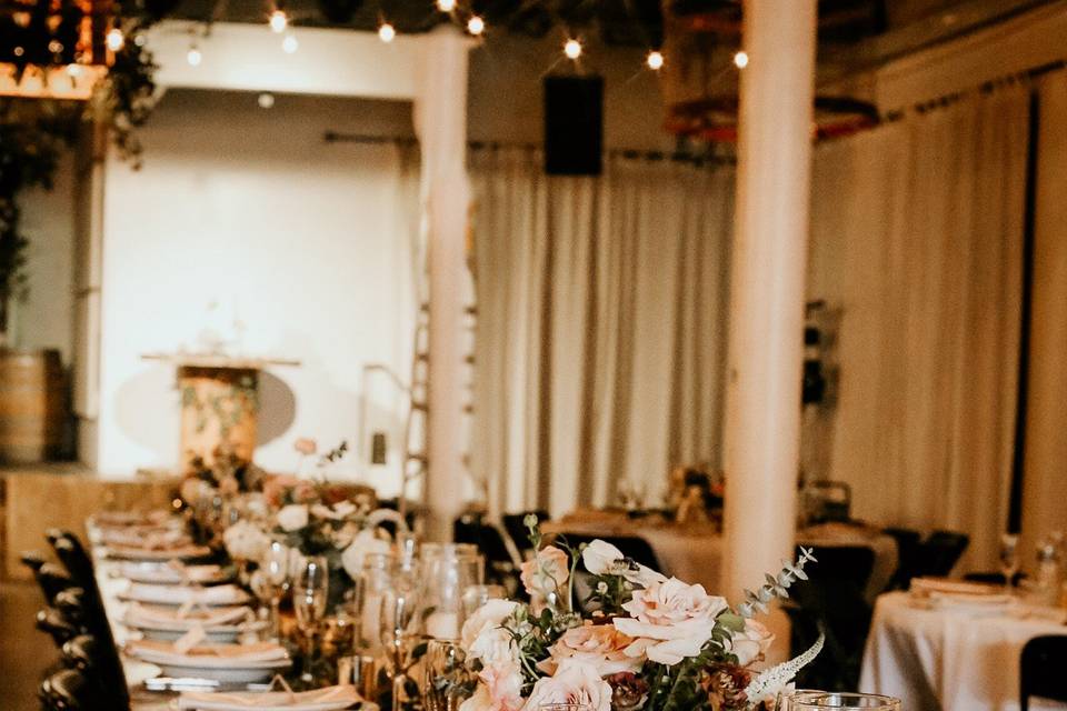Indoor reception setup