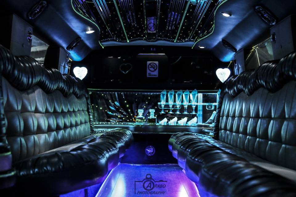 Black leather limos