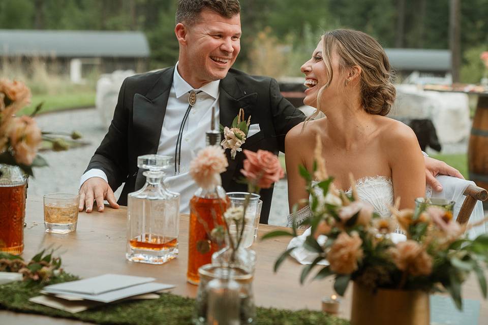 Gorgeous reception backdrops