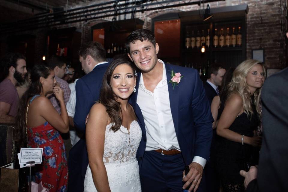 The happy couple