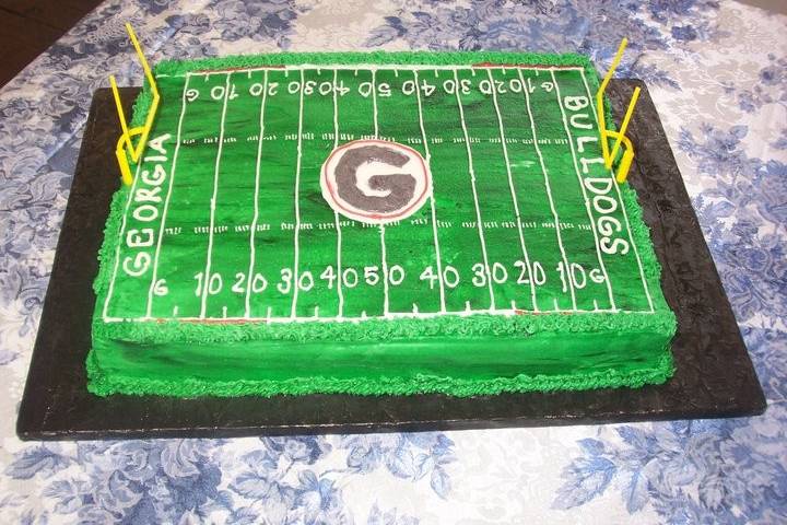 Georgia Football Grooms Cake