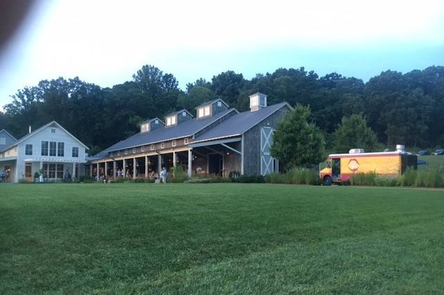 Mouth Wide Open food truck and the barn