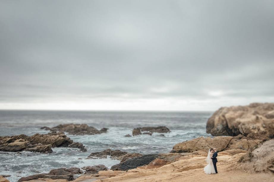 Couple at the sea