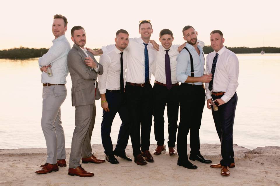 Gotta love groomsmen!