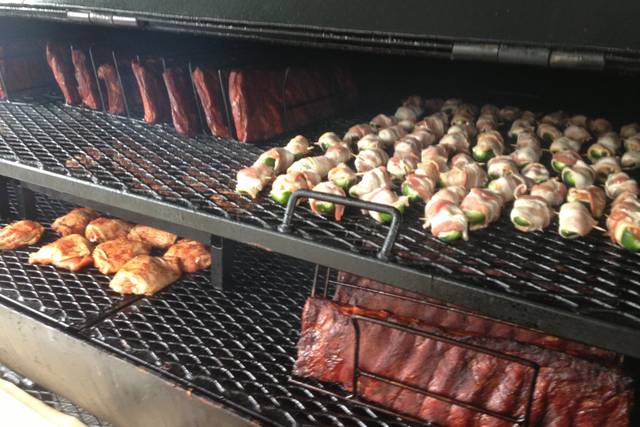 Ribs cooking
