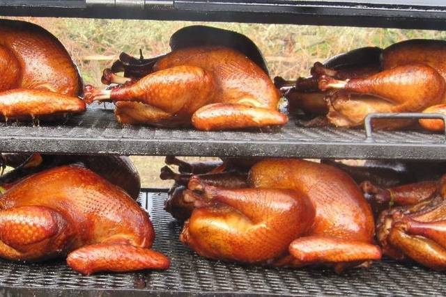 Smoked turkeys