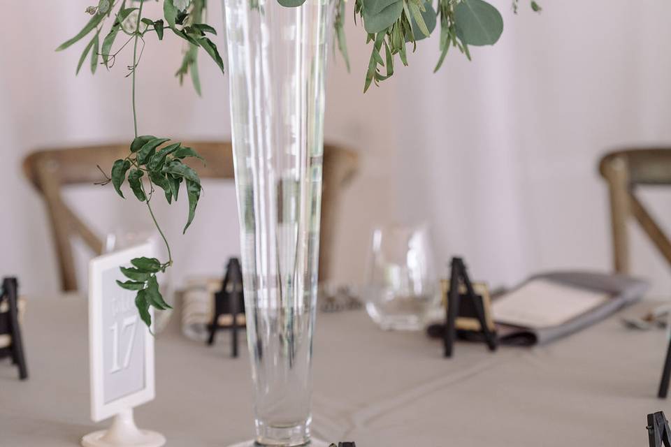 Hydrangea centerpiece