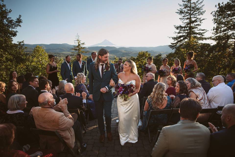 Crag Rat Hut wedding ceremony