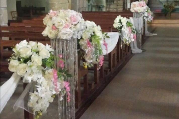 Church aisle decor