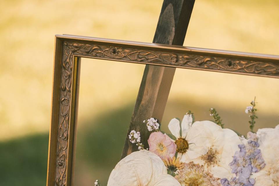 Antique floral gold