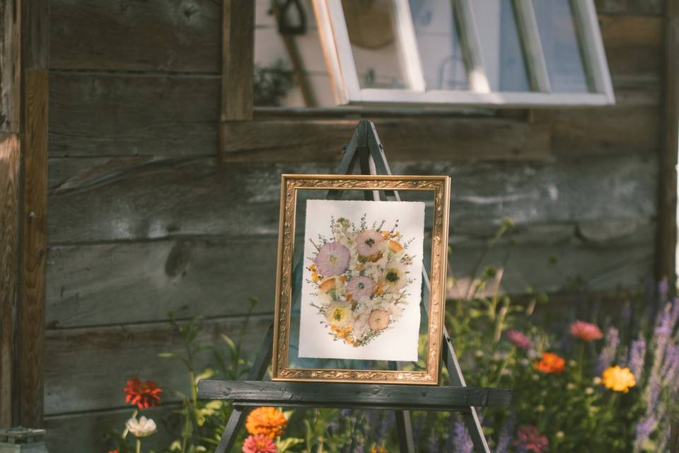 11x14 antique gold