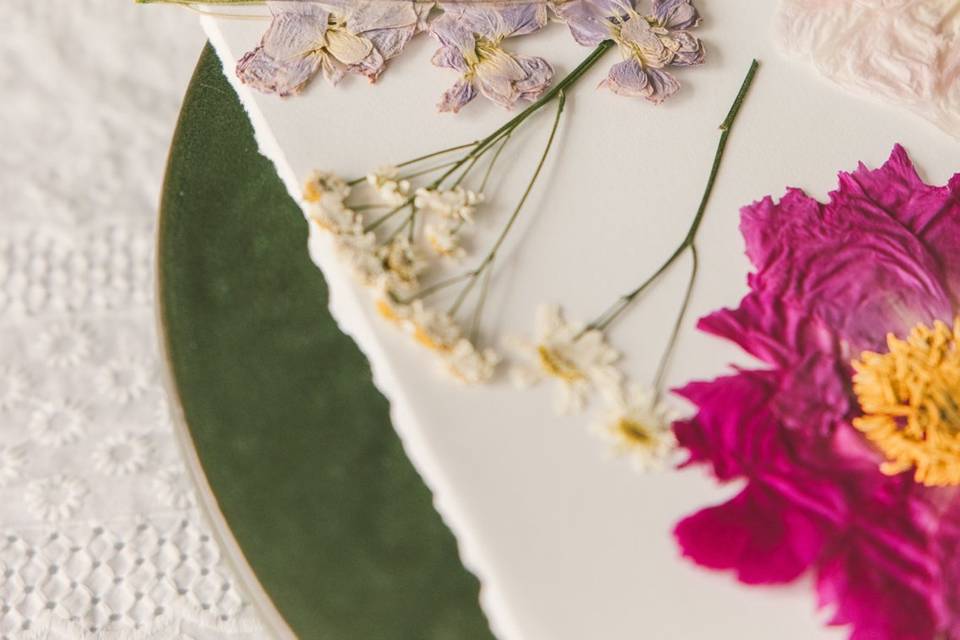 Stock flower pressed
